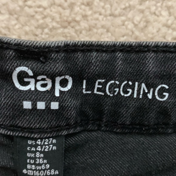 GAP Gray Denim Leggings - Picture 3 of 5